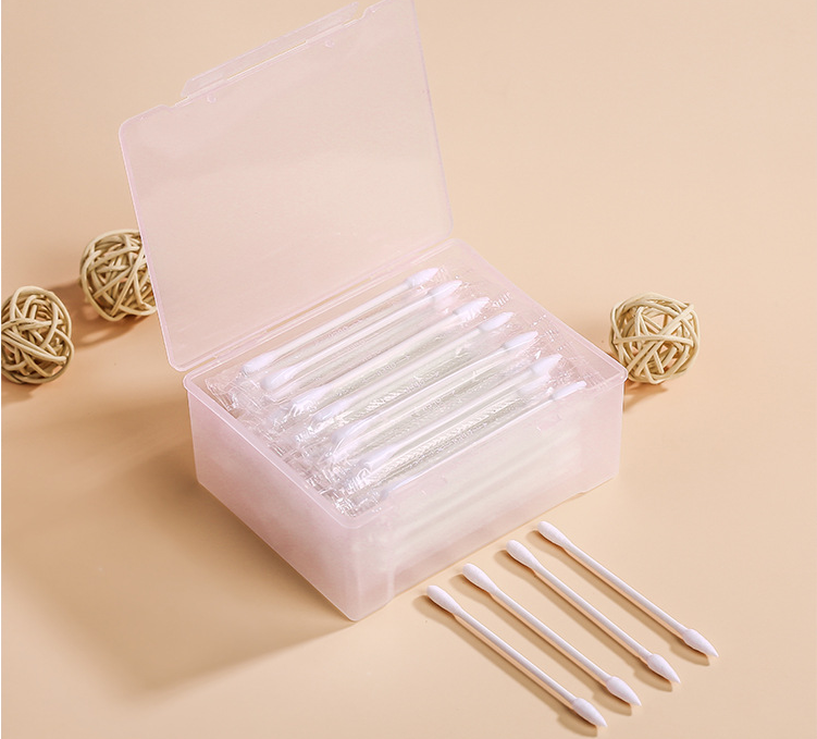 一次性双头化妆棉签：从工厂批发到美妆日常的便捷之选