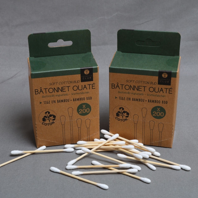 商家必囤!环保竹木双头棉签贴牌代工,200支装批发送利润空间